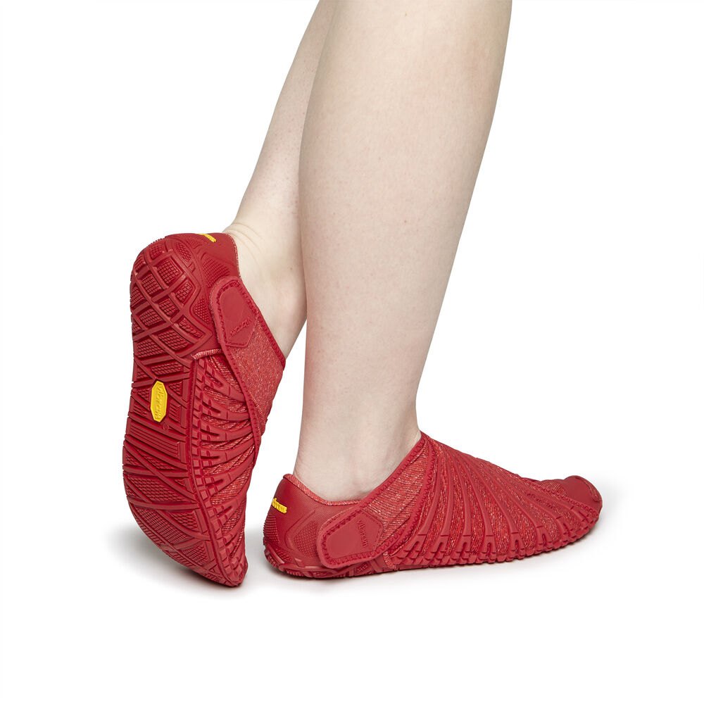 Vibram Furoshiki Womens Low - Shoes Red - XPK057249